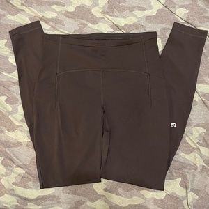 Lululemon Swift Speed HR Tight 28" Brushed inside for warmth Sz 6